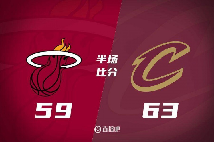 熱火發(fā)力打出13-0！半場(chǎng)落后騎士4分 阿德巴約16+5 米切爾13分