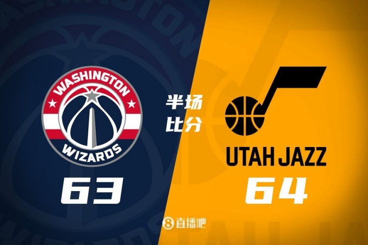 狀元之爭！半場戰(zhàn)報(bào)：奇才63-64落后爵士 薩爾20分&塞克斯頓16分
