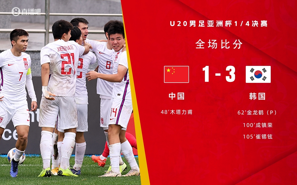 復(fù)仇！U22國足絕殺復(fù)仇韓國，2年前U20亞洲杯加時(shí)憾負(fù)無緣世青賽