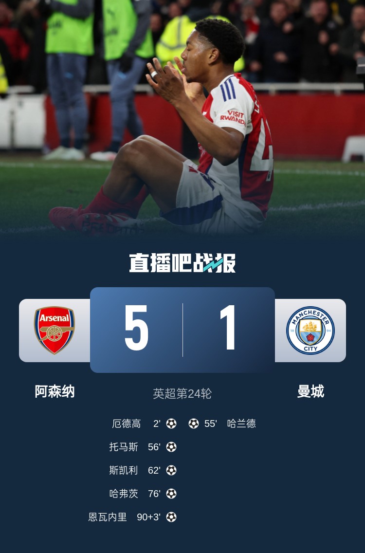 硬氣槍手無畏強(qiáng)敵！阿森納本賽季5-1碾壓曼城，3-0完勝皇馬